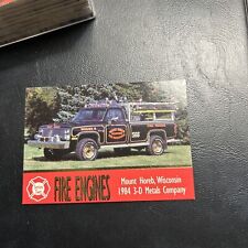 Jb98 Fama Fire Engines 1993 #149 Mount Horeb Wisconsin 198 4 3D Metals Co picture