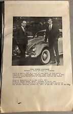 Steam Powered Volkswagen Beetle  1967 Building Instruction Manual VW Bug picture