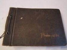 1940'S PHOTO ALBUM - 100 PLUS PHOTOS - CARS - PEOPLE - HOMES & MORE - TUB R5 picture