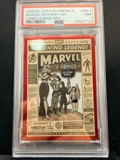 Marvel Mystery #84 2026 BC Captain America #NH-17 Red 1/5 PSA-9 picture