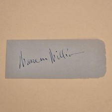 Warren William Signed Actor The Wolf Man Autograph Page Auto Jack Holt Ritz picture