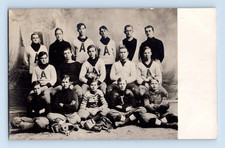 RPPC 1909. GREENVILLE, MAINE. FOOTBALL TEAM.  POSTCARD picture