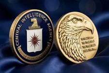 CIA Proud Eagle Challenge Coin Ye Shall Know The Truth Central Intelligence picture