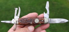 1928-1933 REMINGTON RS3333 BOY SCOUT FOLDING POCKET KNIFE PAT. No. 1635649 picture