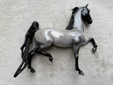 Peter Stone Design A Horse DAH OOAK Glossy Blue Roan Saddlebred Star Stunning picture