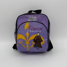 Vintage 1999 Star Wars Episode I Queen Amidala Mini Backpack Purple Toddler Bag picture