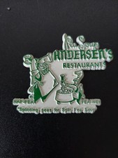 Rare Vintage Pea Soup Andersens Restaurants Logo Fridge Magnet Split Pea Soup picture