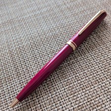 Excellent MONTBLANC Generation Bordeaux Gold-Tone Ballpoint Pen Vintage picture