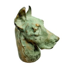Vintage McClelland Barclay Signed Great Dane Bookend Dog Art Sculpture 1930s picture