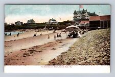 Prouts Neck ME-Maine, The Jocelyn And Beach, Antique, Vintage Souvenir Postcard picture