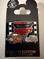 Disney Pin Cars 2 Opening Day 2011 Tow Mater Finn McMissile Limited Edition LE picture