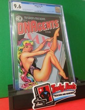 DNAgents #24 **KEY BOOK**-  DAVE STEVENS ART, LAST ISSUE.  Eclipse 7/85. 9.6 CGC picture