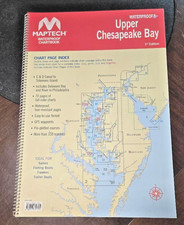 Maptech Upper Chesapeake Bay 1st Edition Waterproof Map Book For Sailors picture