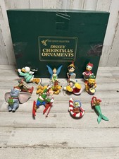 1987 Disney Christmas Ornaments Collectors Edition Set of 12 Original Box picture