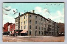 Warren PA- Pennsylvania, Carver House, Antique, Vintage c1911 Souvenir Postcard picture