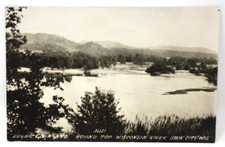 Sauk City Wisconsin WI Sugar Loaf & Round Top RPPC Real Photograph Postcard picture