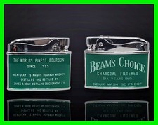 Vintage Beam’s Choice Sour Mash 90 Proof  Flat Ad Petrol Cigarette Lighter picture