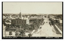 O'Neill Nebraska Bird's-eye View Standard Postcard picture