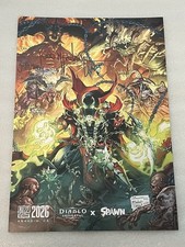 DIABLO IMMORTAL X SPAWN POSTER 2X SIGNED BY TODD MCFARLANE 20”x14” BLIZZCON 2026 picture
