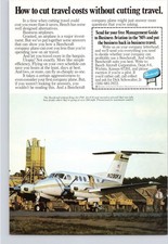 Beechcraft King Air F90 Jetprop Vintage Magazine Ad 1980 Aviation Print picture