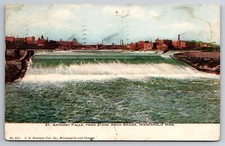 Vintage Postcard MN Minneapolis St Anthony Falls c1910 Divided Back ~11546 picture
