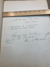Civil War Union Admiral JOHN L. WORDEN signed book personally owned Amazing  picture