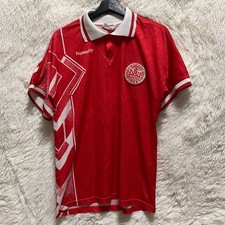 Hummel Denmark 1998 National Team Uniform Red White M Size From Japan picture