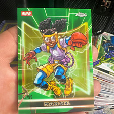 Topps 2026 Topps Chrome Marvel Moon Girl #177 Serial Numbered 27/99 picture
