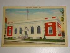 1939 Herkimer NY Postcard Post Office 711 picture