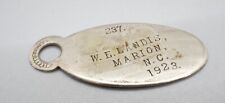 Post WWI 1923 Army, Navy, USMC Named & Numbered I.D. Pendant Tag picture