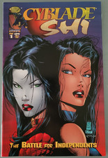 CYBLADE SHI: THE BATTLE FOR INDEPENDENTS #1 (1995) 1ST APPEARANCE OF WITCHBLADE picture