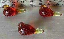 VERY RARE Boyd Glass Wilkerson Bird Cherry Red 2001 picture