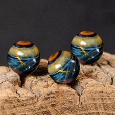 TEAMWILL 2pcs Natural Blue Tiger's Eye Jasper Quartz Sphere Crystal Ball Healing picture