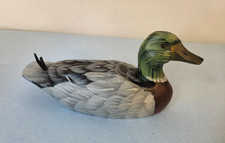 Genuine Hand carved and painted wooden duck decoy picture