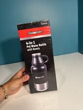 Snap-On Tools 4-in-1 Pet Water Bottle W/Bowls AND WALLET New In Box picture