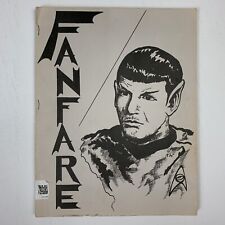 Star Trek Fanfare #1 Star Wars Fanzine 1977 Fanzine Zine Fan Fiction picture