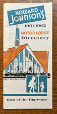 1961-1962 Howard Johnson's Motor Lodge Directory & Three Postcards NC PA picture