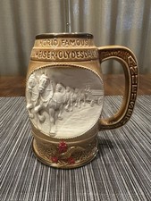 Jim Beam Budweiser Clydesdale St Louis 13th Annual Convention Stein Mug 1983 picture