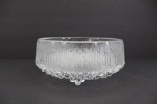 Iittala Finland Ultima Thule Crystal Bowl Tapio Wirkkala Scandinavian Art Glass picture