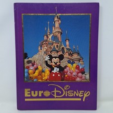 VTG 1992 Euro Disney Paris Hardcover Book Walt Disney History & Theme Parks RARE picture