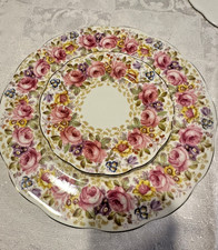 Royal Albert Serena Dinner and Bread Plates - Set of 4; Total 8 pieces - Pretty picture