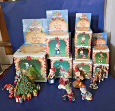 Enesco The North Pole Village Set Sammy Ollie Blitzen Fletcher Beamer Comet picture