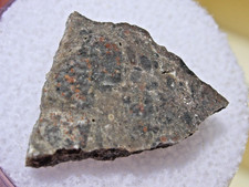 1.13 gram 19x14x2.5mm Ash Shaqqah 002 Lunar slice troctolitic anorthosite w/COA picture