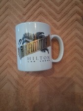 Vintage Las Vegas Coffee Mug Cup Hilton Las Vegas Excellent Pre-owned Condition  picture