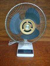 Sears Blue Oscillating Fan 12