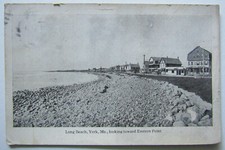 York Long Beach Maine Postcard Posted 1921  picture