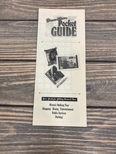 2001 Downtown Riverside CA Pocket Guide Map Historic Walking Tour Brochure picture