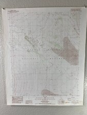 1988 USGS Topo Topographic Map Geological 22