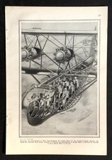 Imperial Airways Short S.8 Calcutta Flying Boat 1928 Cutaway pictorial picture