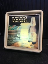 1983  Miller Special Reserve  Lighted Florescent Light sign 18in Square picture